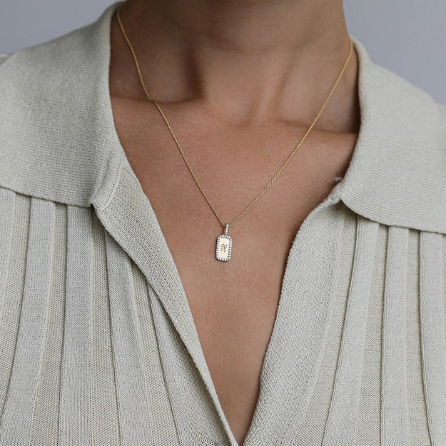Versace La Greca-tag Pendant Necklace - Farfetch