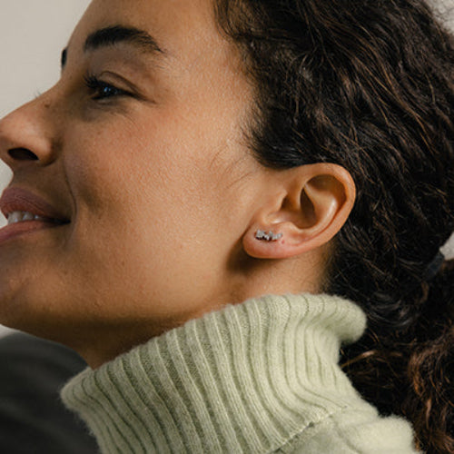 VS Clarity sparkling diamond 14K 18K Gold