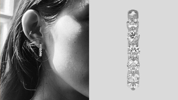 VS quality diamonds 14K 18K Gold