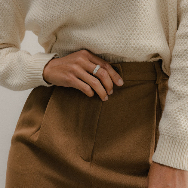 VS quality diamond 14K 18K gold