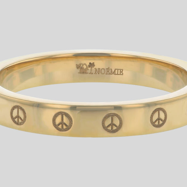 The Personalized Symbol Ring 14K 18K gold rose white yellow  