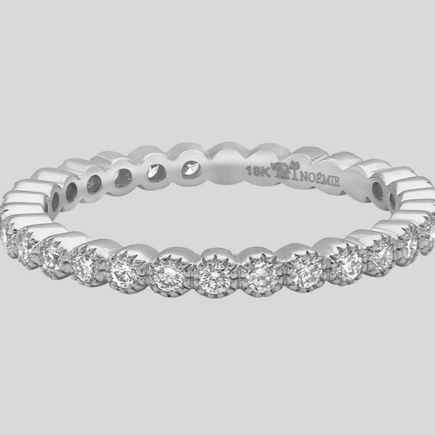 The Bezel Diamond Ring VS quality stone 14K 18K gold black rose white yellow platinum