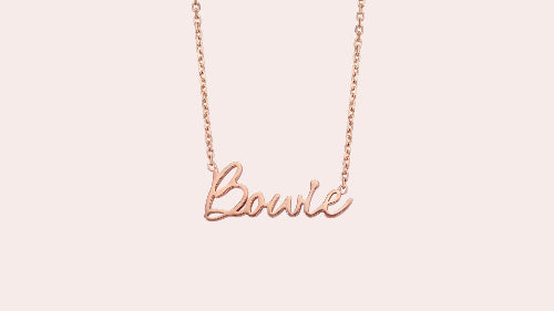 The Custom Gold Name Necklace