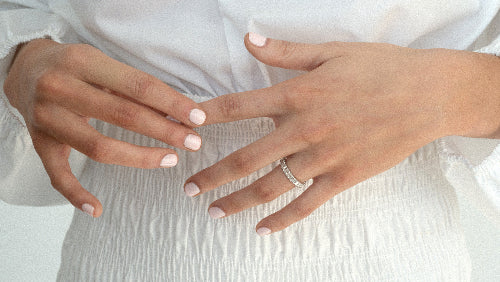 Lab Grown Emerald Cut Eternity Band Noemie