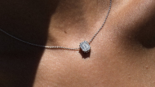 The Composite Emerald Cut Necklace