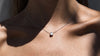 Composite Emerald Cut Necklace - 18K Gold | VS Clarity