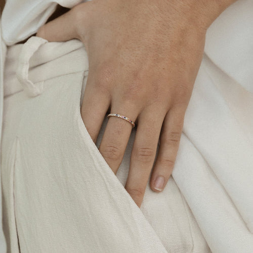 Diamond Saphire Eternity Ring No mie