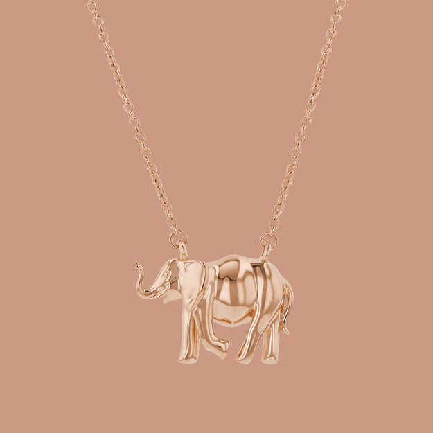 Balancing Elephant Necklace – Amáli Jewelry